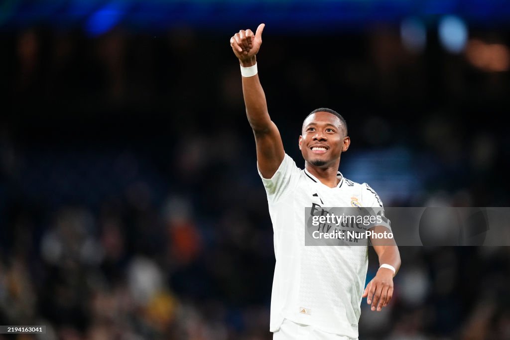 David Alba David Alaba centre-back of Real Madrid and Austria during the La Liga ...