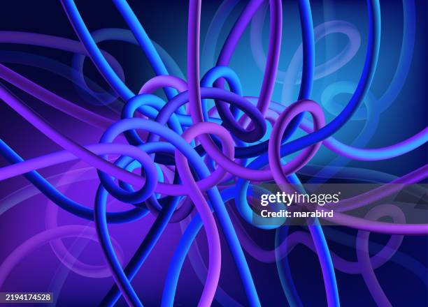 abstract movement flow of data. global communication. - twisted cable stock illustrations