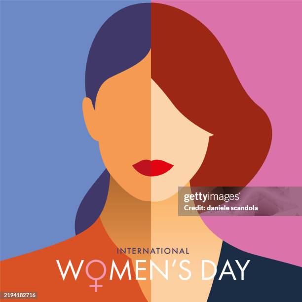 ilustraciones, imágenes clip art, dibujos animados e iconos de stock de fondo del concepto del día internacional de la mujer. - marzo