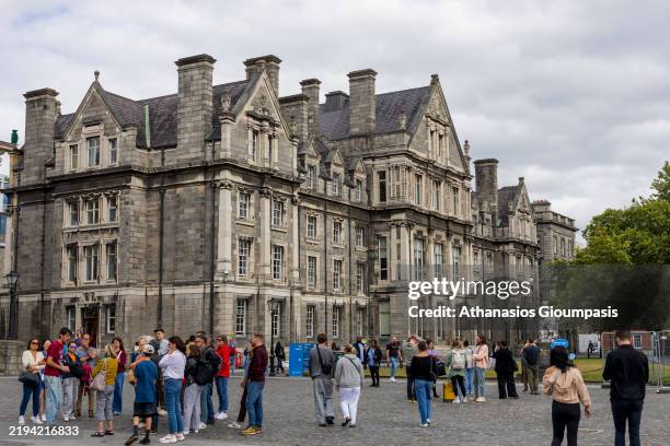 The Trinity College Dublin on August 16, 2024 in Dublin, Ireland. The College of the Holy and Undivided Trinity of Queen Elizabeth near Dublin...