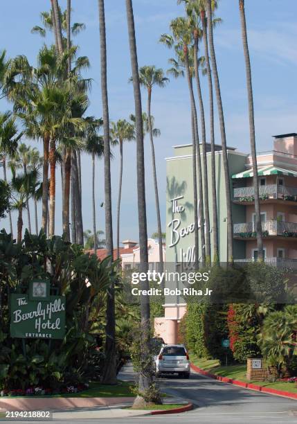 Exterior view of The Beverly Hills Hotel, February 9, 2007 in Beverly Hills, California.
