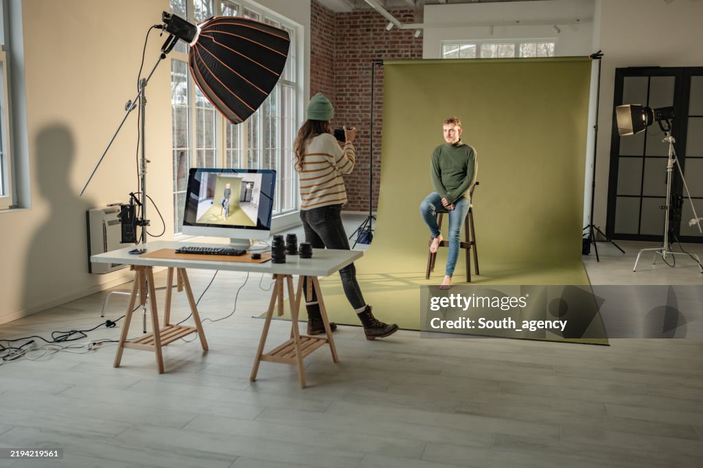 Modeling Creativity Artistic Capture Of A Model In A Creative Studio High-Res Stock Photo ...