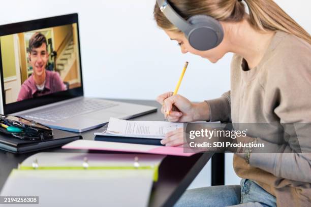 Video Call Class 1,041 Children Classroom Video Call Stock Photos, High-Res Pictures ...