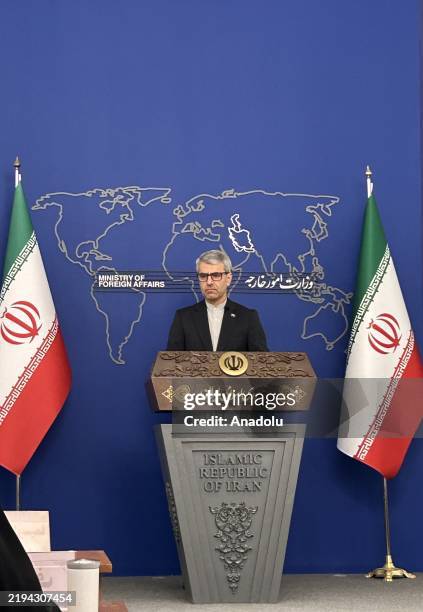 Spokesperson for the Iranian foreign ministry Esmaeil Baghaee answers the reporters' questions on his country's foreign policy agenda and regional...