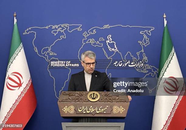 Spokesperson for the Iranian foreign ministry Esmaeil Baghaee answers the reporters' questions on his country's foreign policy agenda and regional...