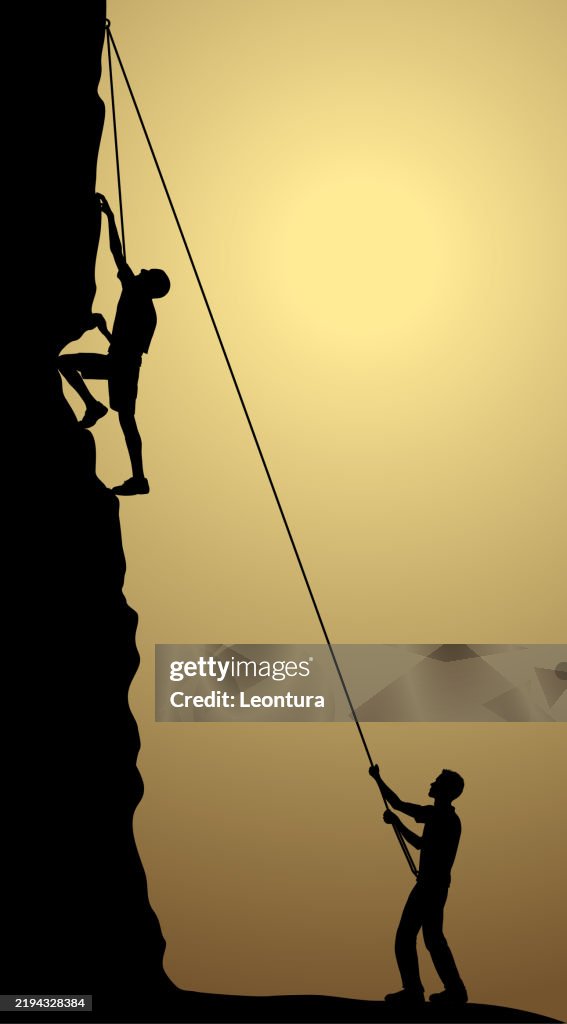 Climbing Silhouette