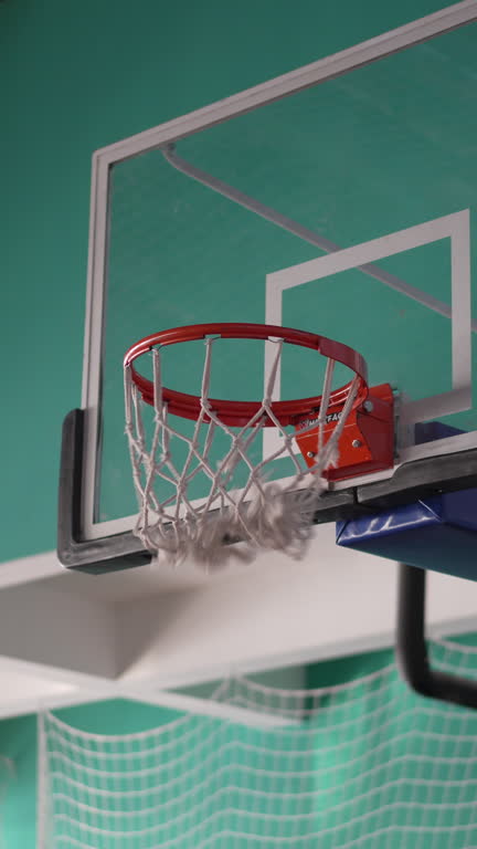 Basketball Net Moving Pattern 126 Basketball Going Through Net Indoors Stock Videos, Footage, & 4K ...