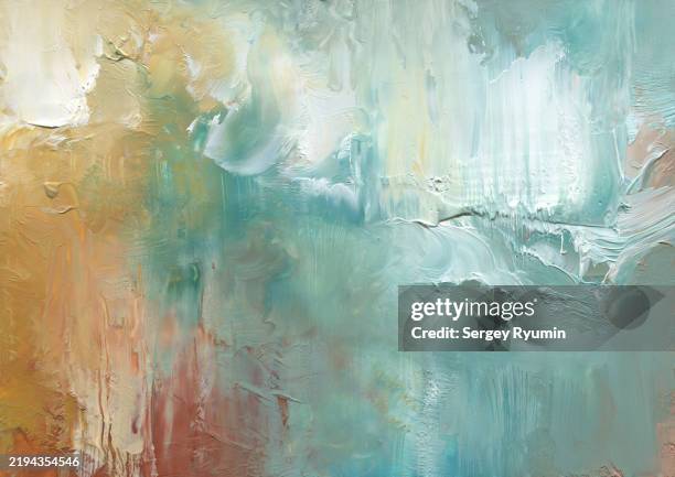oil painting texture background - oil painting stock pictures, royalty-free photos & images
