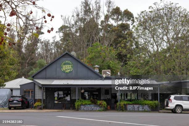 Nannup, Western Australia, Australia - October 18 2024: Nannup Brewing Co. Tourism hot spot. Town hosting UCI SEVEN gravel race, flower and garden festival, forest rally, Tour of Margaret River, Nannup Music Festival