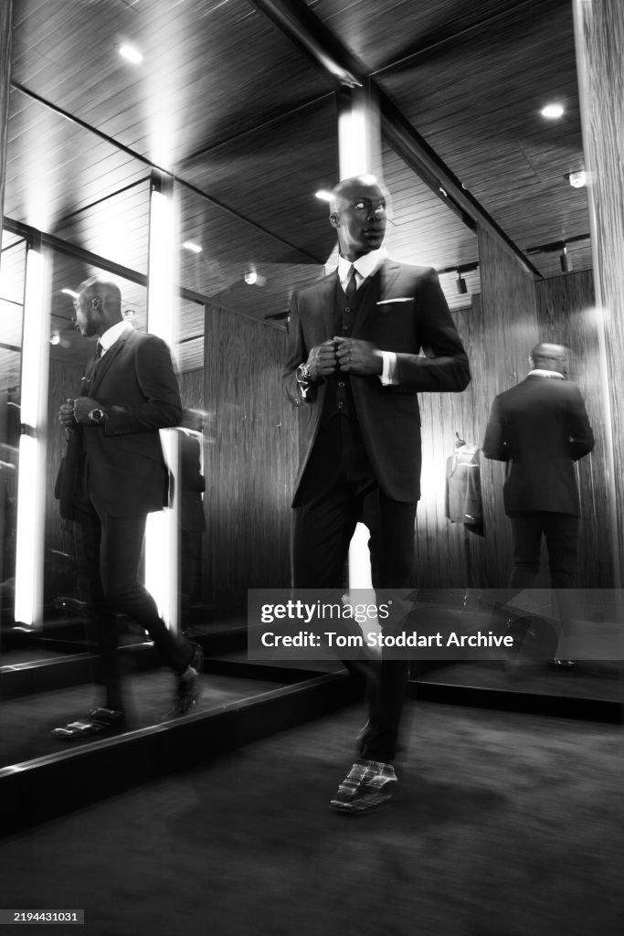 Ozwald Boateng In His Shop
