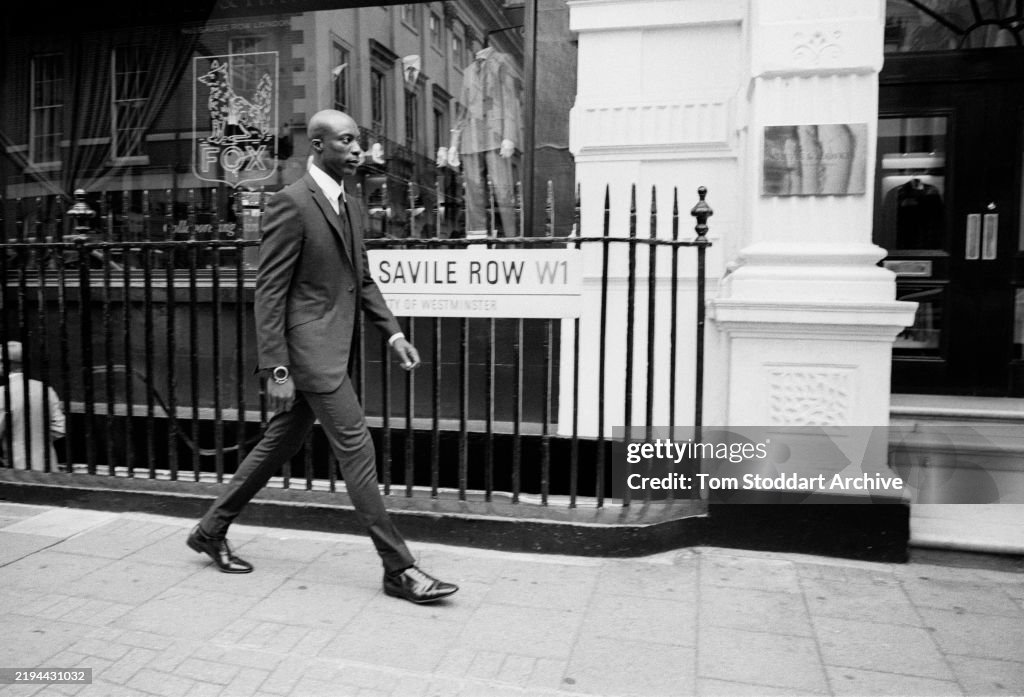 Ozwald Boateng Walking On Saville Row