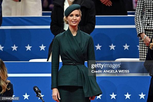Ivanka Trump attends the inaugural parade inside Capital One Arena ...