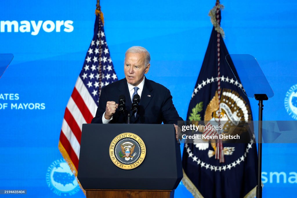 President Biden Speaks At The U.S. Conference Of Mayors