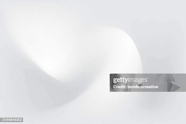 stockillustraties, clipart, cartoons en iconen met abstract soft white and grey wave background - wit