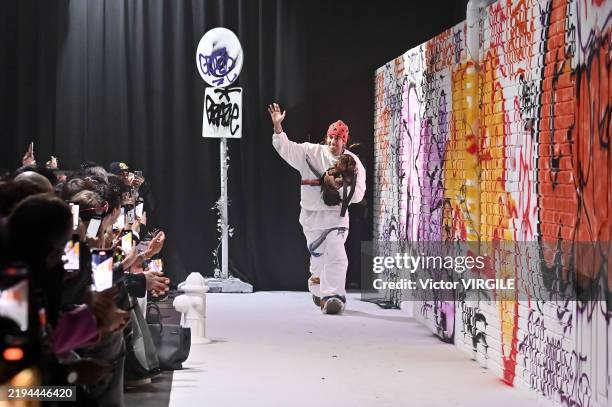Fashion Designer Domenico Formichetti walks the runway during the PDF by Domenico Formichetti Ready to Wear Fall/Winter 2025-2026 show as part of the...
