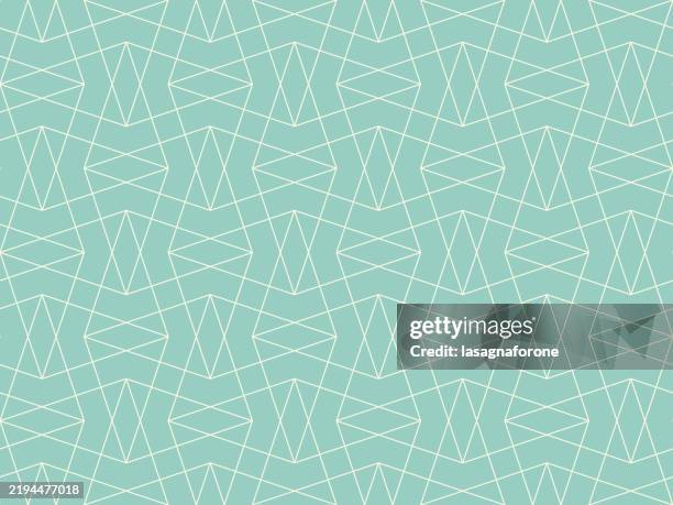 seamless geometric vector pattern - diamond pattern stock illustrations
