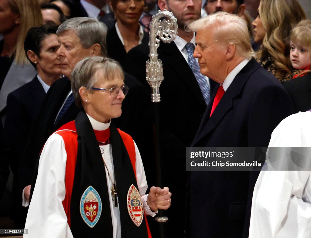 National Cathedral Holds A Service Of Prayer For The Nation