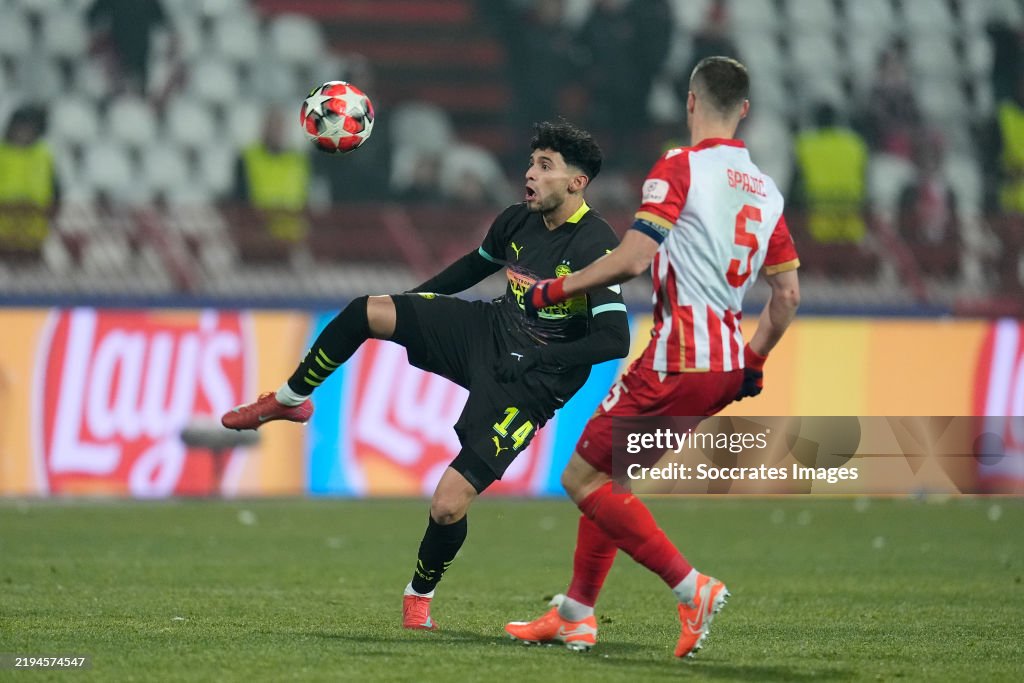 Crvena Zvezda v PSV - UEFA Champions League