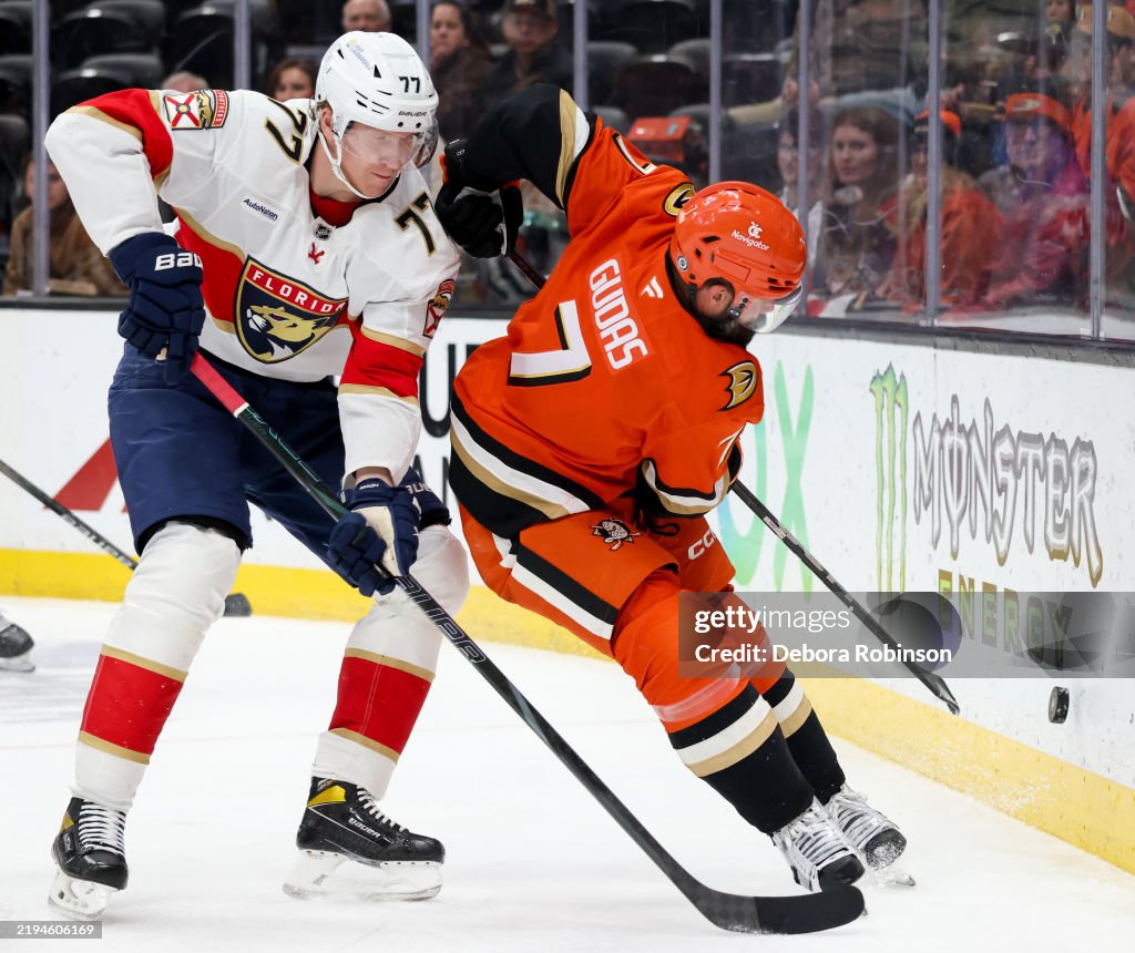 Radko Gudas returns to face Ducks with Florida Panthers Radko Gudas returns to face Ducks with Florida Panthers