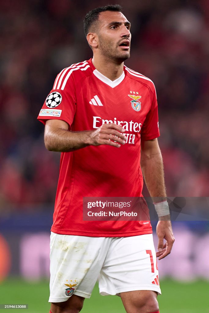 Vangelis Pavlidis Of SL Benfica Looks On During The UEFA Champions vangelis-pavlidis-of-sl-benfica-looks-on-during-the-uefa-champions