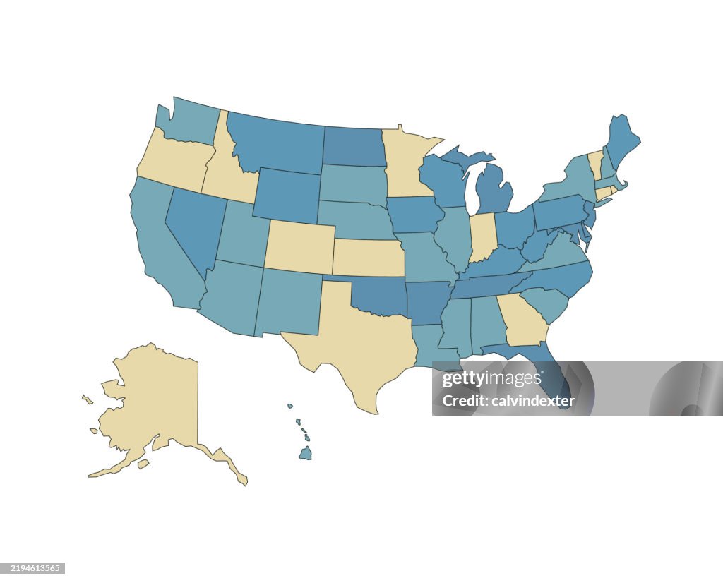 USA map