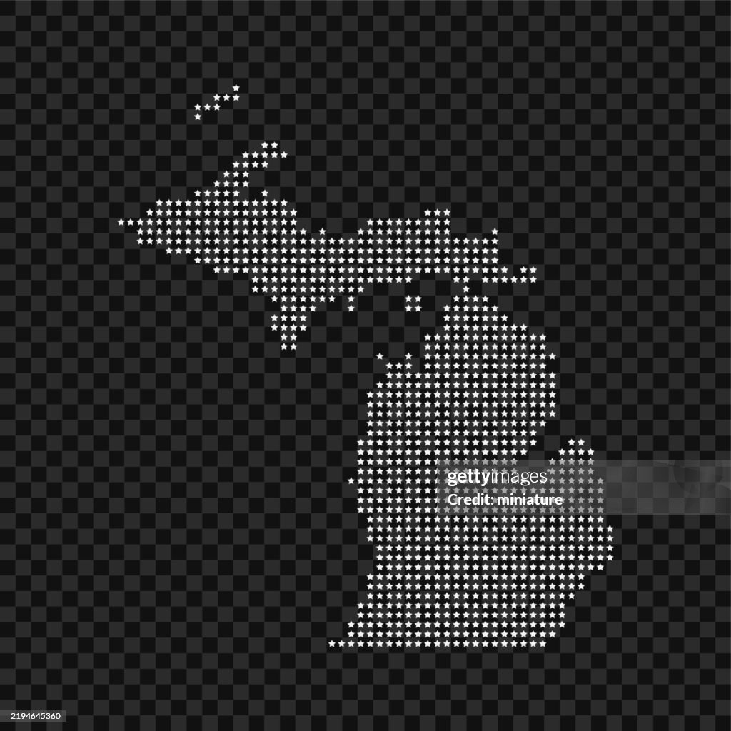 Michigan Rd Map Vector Michigan Map High-Res Vector Graphic - Getty Images