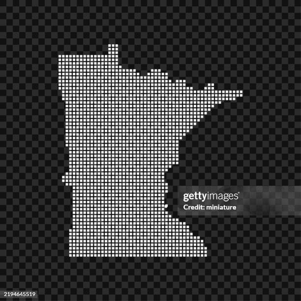 minnesota map - minnesota stock illustrations