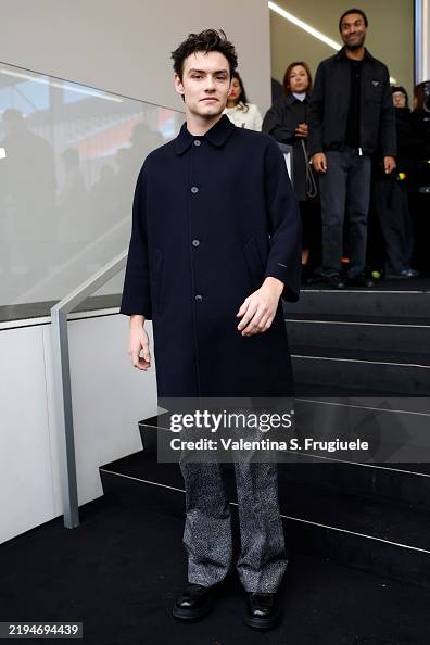 Prada - Arrivals - Milan Fashion Week - Menswear Fall/Winter 2025 - 2026 Prada - Arrivals - Milan Fashion Week - Menswear Fall/Winter 2025 - 2026