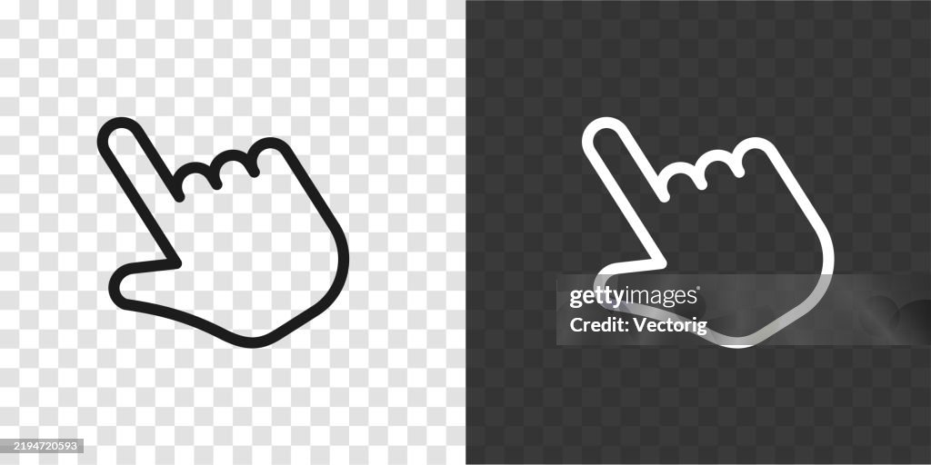 Hand Zeiger-Symbol