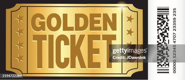 Golden Ticket Raffle Example 58 Gold Raffle Ticket Stock Photos, High-Res Pictures, and Images ...
