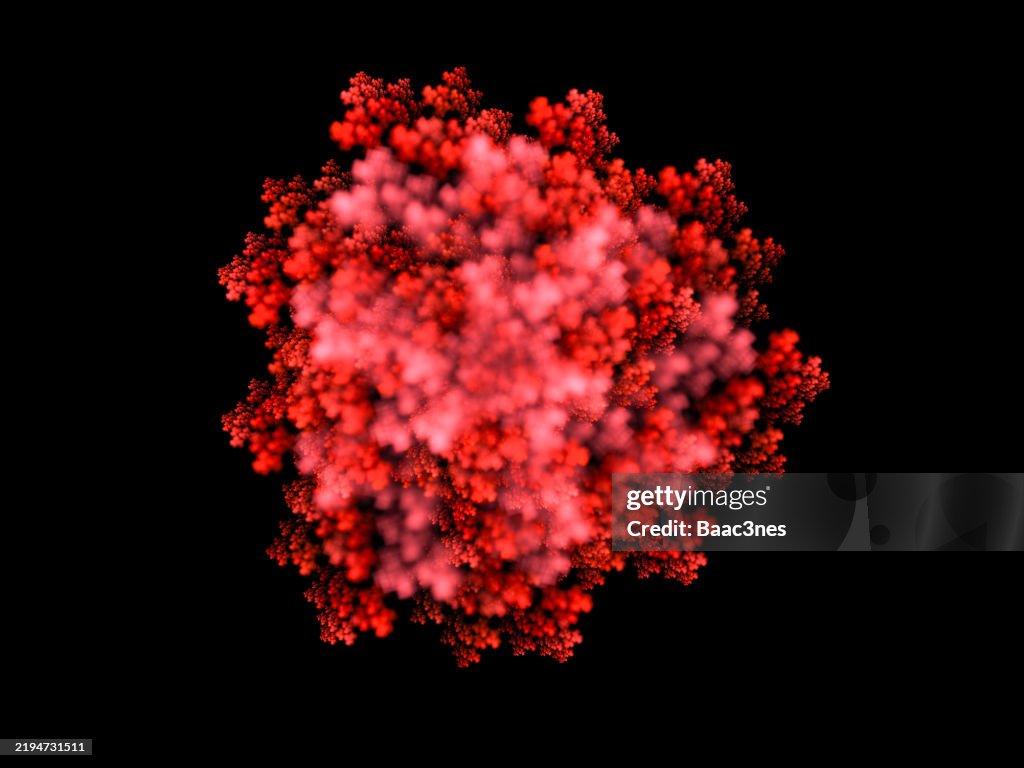 Virus - abstract computer generated image.