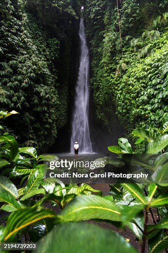 Leke Leke Waterfalls in Tabanan Bali Indonesia Leke Leke Waterfalls in Tabanan Bali Indonesia