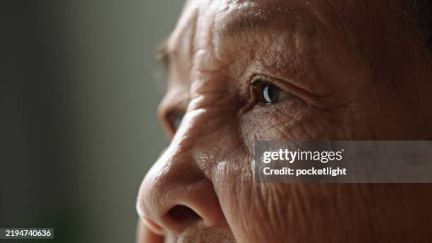close-up of elderly. - demografie stockfoto's en -beelden
