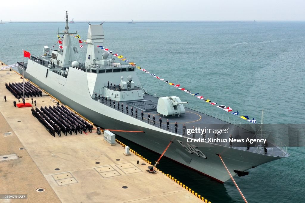 CHINA-SHANDONG-QINGDAO-NAVY-054B-FRIGATE-COMMISSIONED (CN)