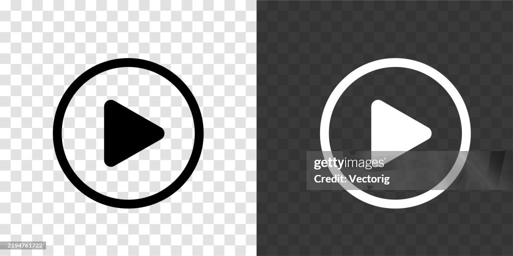 Minimalistic Play Button High-Res Vector Graphic - Getty Images