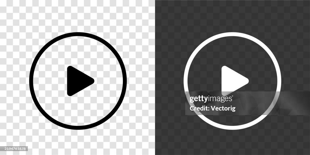 Minimalistic Play Button High-Res Vector Graphic - Getty Images