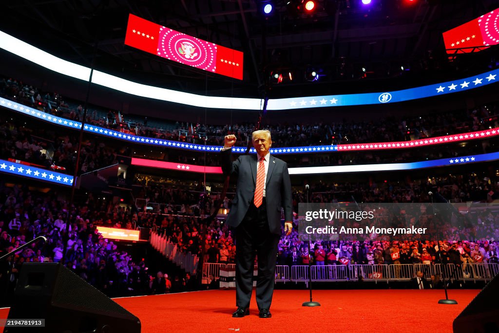 Donald Trump Holds Victory Rally In Washington DC On Eve Of Inauguration