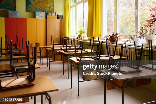 Empty classroom at elementary school! Empty classroom at elementary school!