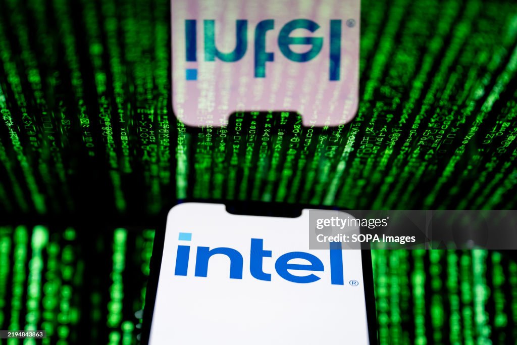 Intel Lolo In this photo illustration, the Intel logo seen displayed on a... News ...