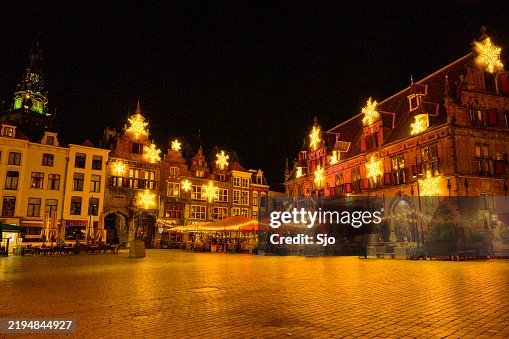 Grote Markt in Nijmegen at night Grote Markt in Nijmegen at night
