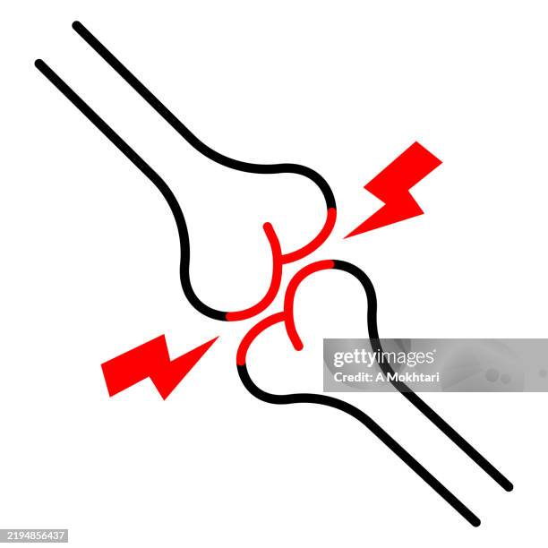 bone pain icon. - elbow icon stock illustrations