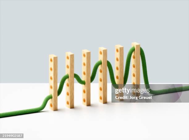 Powerpoint Graphs Rope Strands 22 Rope Line Graph Stock Photos, High-Res Pictures, and Images - Getty ...
