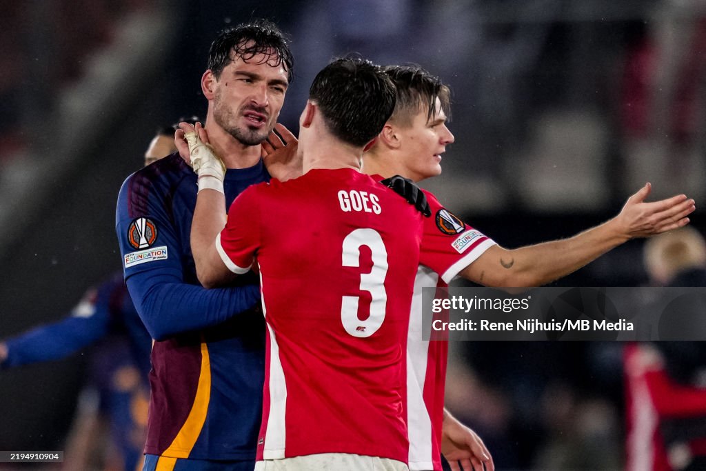 AZ Alkmaar v AS Roma - UEFA Europa League 2024/25 League Phase MD7