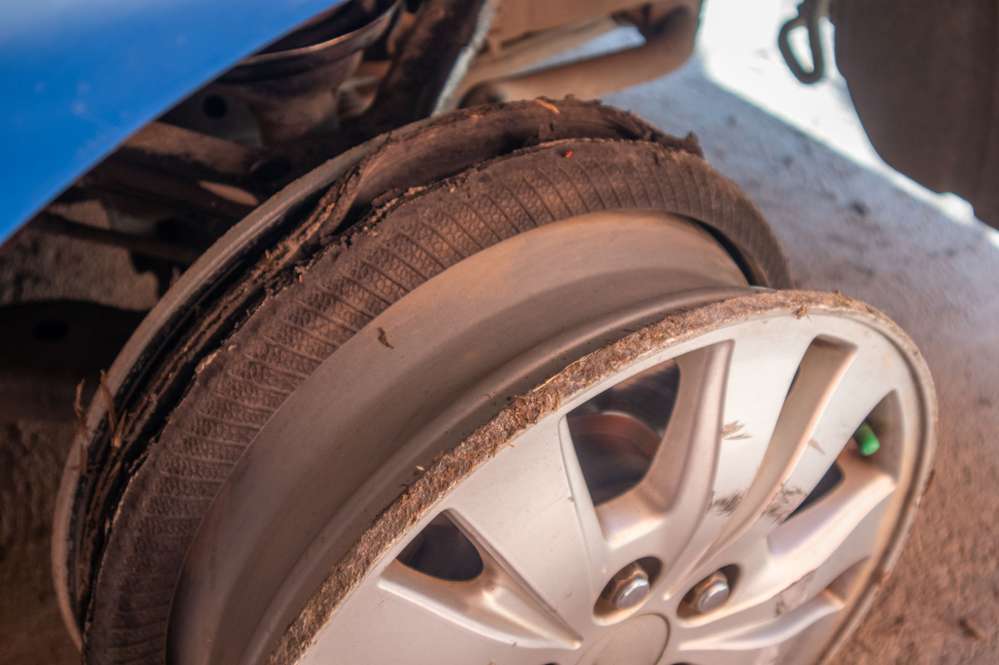 car sun damage