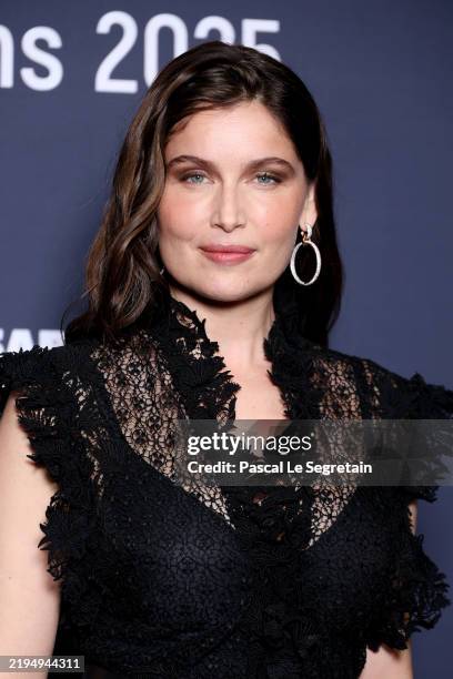 Laetitia Casta attends the "Cesar - Revelations 2025" Photocall at Pavillon Cambon on January 20, 2025 in Paris, France.