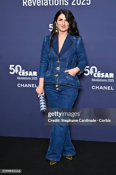 Géraldine Nakache attends the "Cesar - Revelations 2025" Photocall at Pavillon Cambon on January 20, 2025 in Paris, France.