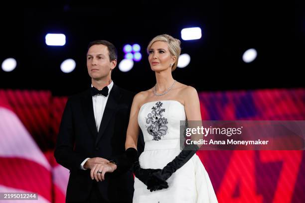 Jared Kushner and Ivanka Trump at the Liberty Inaugural Ball on January 20, 2025 in Washington, DC. President DonaldTrump attends some of the...