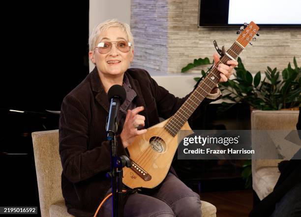 Jill Sobule performs during Concert For America 2025 - Los Angeles on January 20, 2025 in Studio City, California.