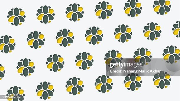 abstract geometric background with papercut style - white wall background shadow stock illustrations
