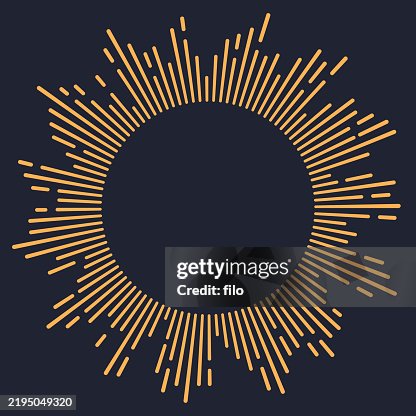 Modern Designs Rays Rays Burst Blast Modern Design Element Circle Background High-Res ...